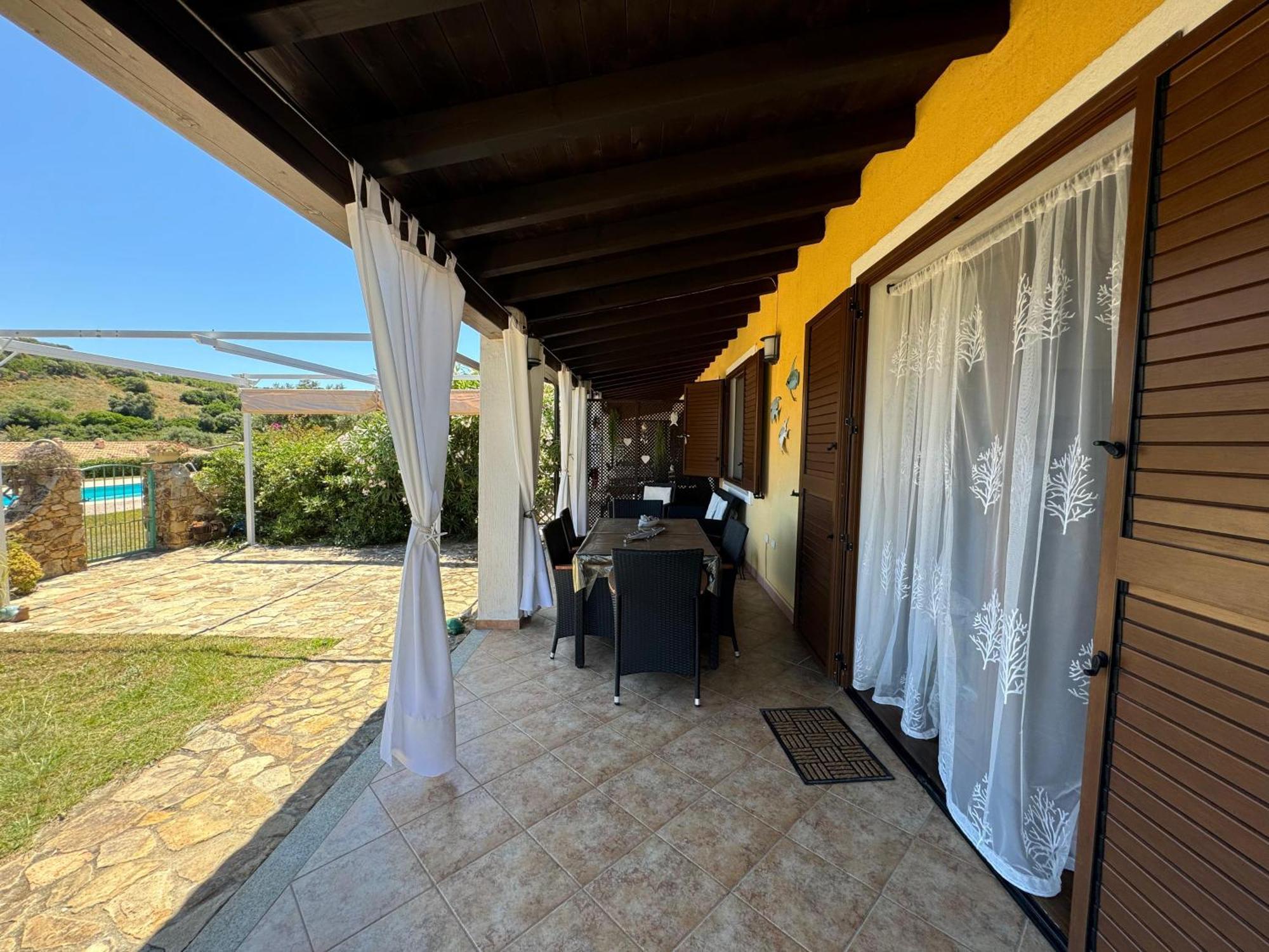 Casa Vacanze Con Piscina E Vista Mare Esclusiva Per Coppie E Famiglie, Relax E Tranquillita Tertenìa エクステリア 写真